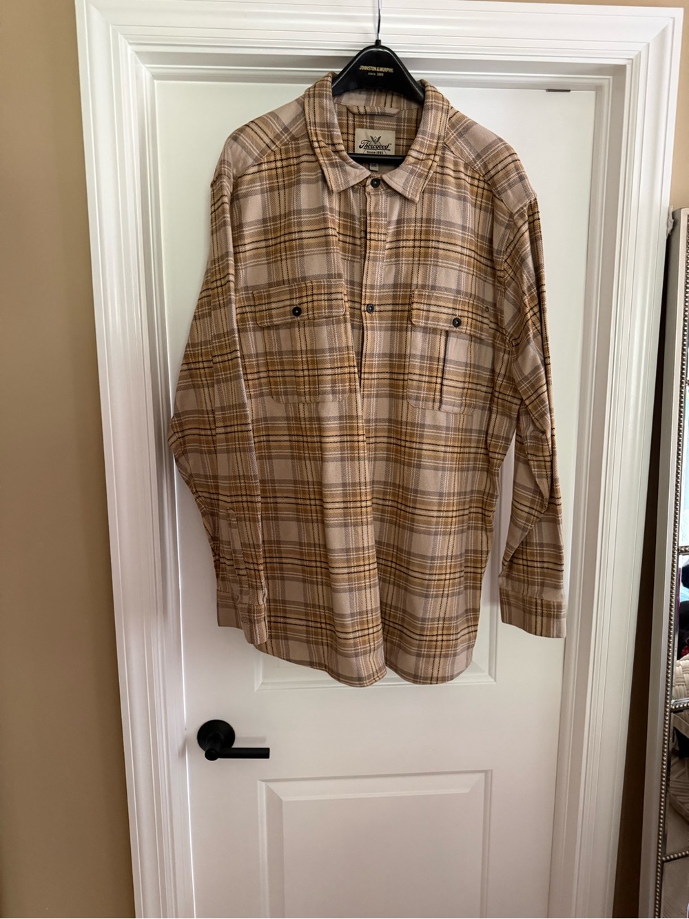 Thorogood Plaid Shirt Brown & Tan